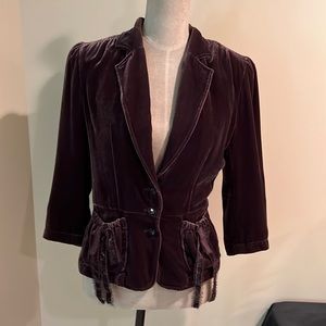 Ralph Lauren Velvet Blazer Jacket